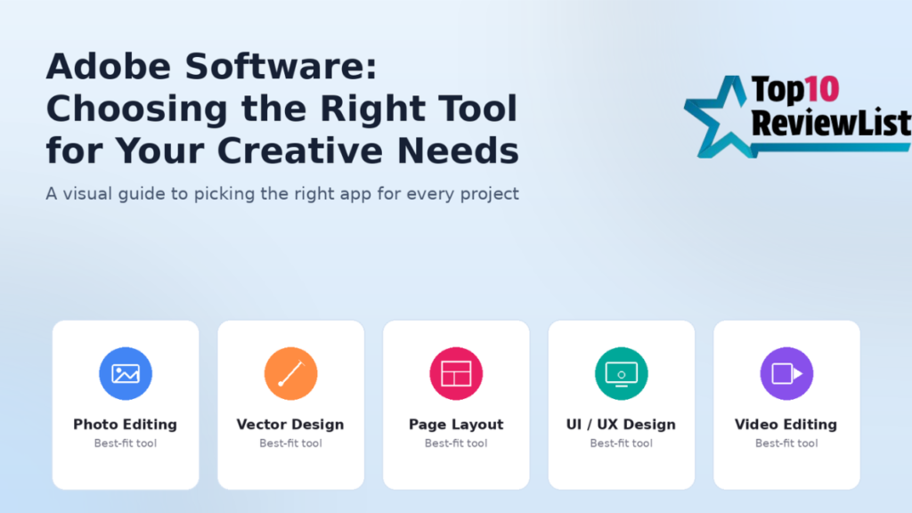 Adobe Software: Choosing the Right Tool for Your Creative Needs