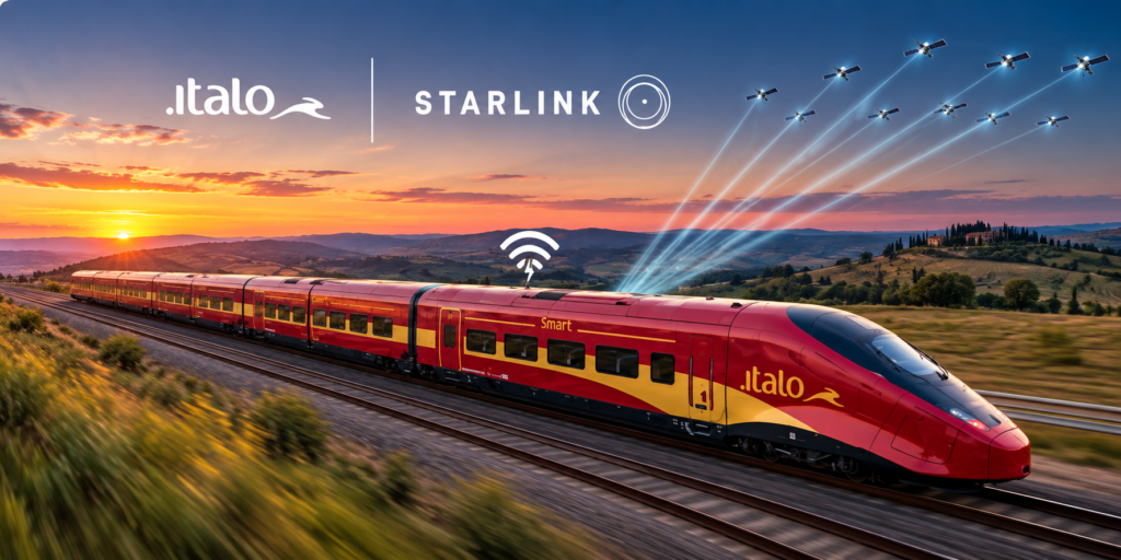 Italo and Starlink Wi-Fi: What Does Connected Travel Look Like on a High-Speed Train?